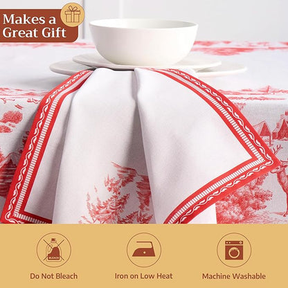 Maison d' Hermine Cloth Napkins Set of 4 100% Cotton - Image 5