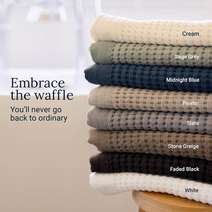 gilden tree waffle towels for bathroom luxury 100%, package contents
