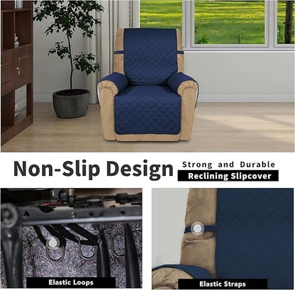 Easy-Going Recliner Chair Slipcover Reversible Sofa Cover Water Resistant Couch - Image 3