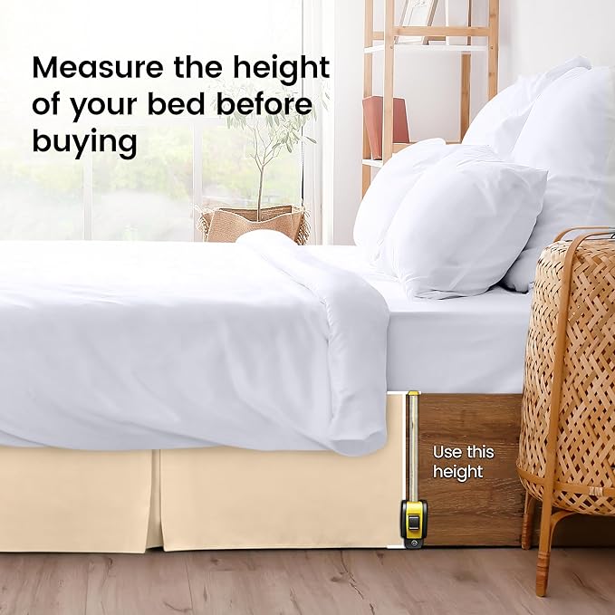 Utopia Bedding Twin Bed Skirt - Image 4
