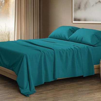 THREAD SPREAD 100% Egyptian Cotton Sheets Queen Size Bed Set by THREADSPREAD