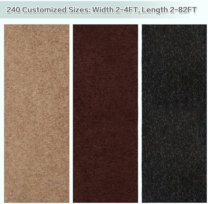 Custom Size Runner Rug 3 ft x 68 ft, 2-82ft Carpet Runners Hallway Entryway - Image 8