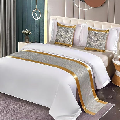 Bed Runner for Guest Room，Luxury Bed Runner，Wedding Bed Runner，Embroidered Bed by Unknown