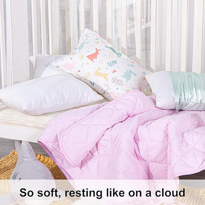 NTBAY 2 Pack Cotton Down Alternative 13x18 Pillows, Machine Washable - Image 7