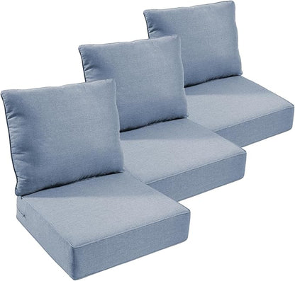 Outdoor Furniture Cushions, 6 inch Thick Seat Cushions by moosprr