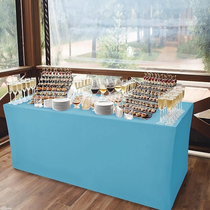 Nasitos Fitted Table Covers Stretch Spandex - Image 2