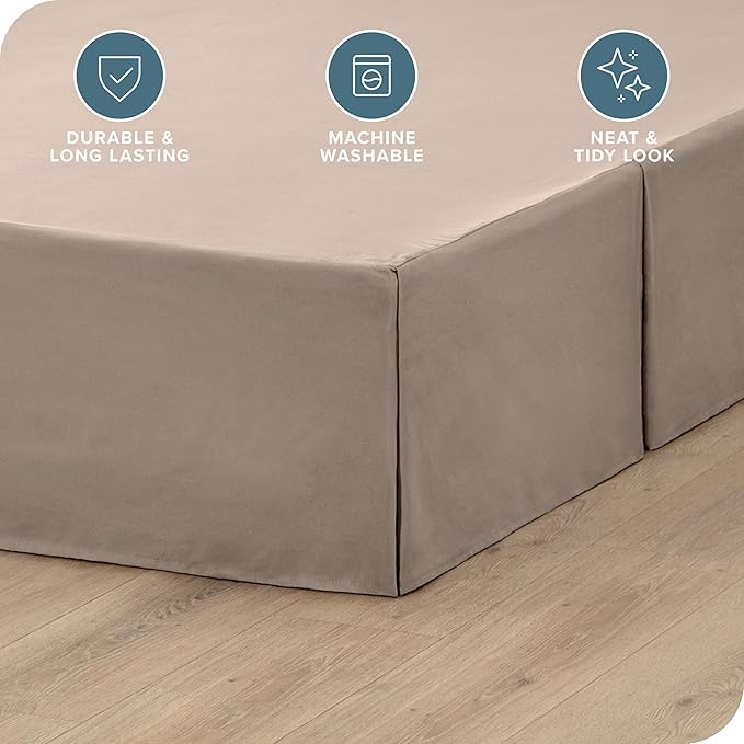 Bare Home Kids Twin Bed Skirt - Image 2