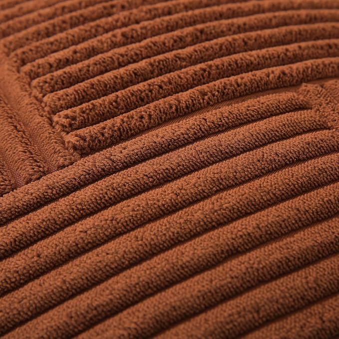 Rust Lumbar Throw Pillow Covers 12x20 inch, Farmhouse Fall Home Decor, Boho - Image 5