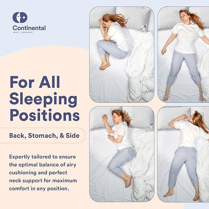 Continental Bedding | Serenity Goose Down Pillow | 700 Fill Power Hungarian - Image 5