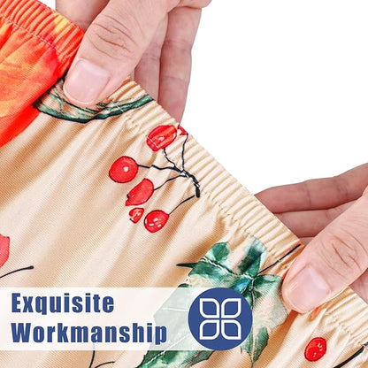 Round Spandex Thanksgiving Tablecloth, Elastic Fitted Waterproof Tablecloths - Image 4