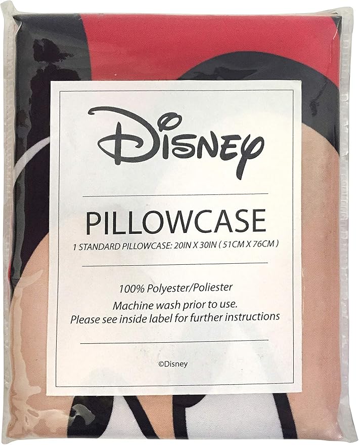 Jay Franco Disney Mickey Mouse Stripes 1 Pack Pillowcase - Image 3