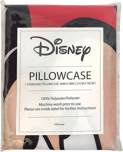 Jay Franco Disney Mickey Mouse Stripes 1 Pack Pillowcase - Image 3