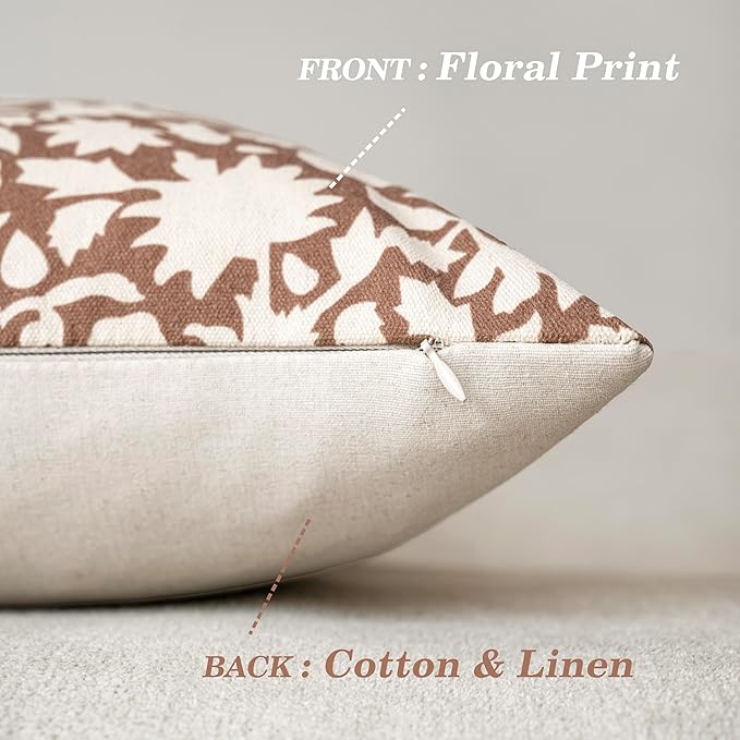 Foindtower Set of 2 Decorative Long Body Lumbar Throw Pillow Covers Accent - Image 2