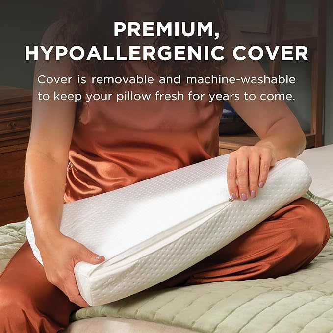 Tempur-Pedic TEMPUR-Ergo Neck Pillow, Large Profile - Image 9