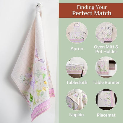 Maison d' Hermine Kitchen Towels Set of 2 100% Cotton 27.50" x 20" Reusable - Image 5