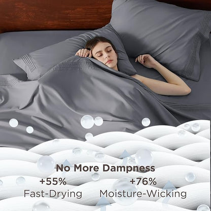 Bedsure Deep Pocket Queen Sheets Set - Image 3