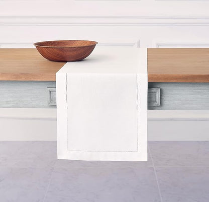 Solino Home White Table Runner 156 Inches Long by SolinoHome