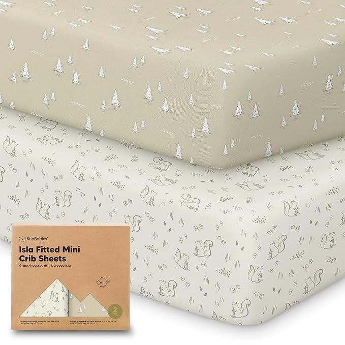 Pack and Play Sheets Fitted by KeaBabies