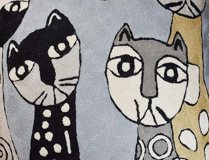 Picasso Cat Pillow Cover - Image 5