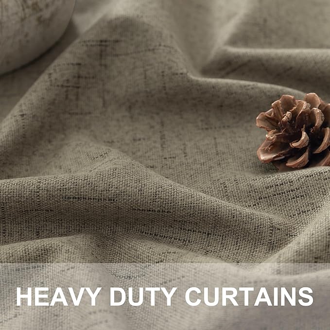 Pitalk Living Room Curtains 102 Inches Long - Image 3