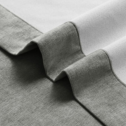 Macochico Extra Wide 100% Blackout Chenille Curtains 100" Wx96 L Thermal Drapes - Image 5