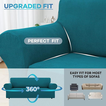LURKA Stretch Sofa Slipcovers 1 Piece Couch Covers - Image 4