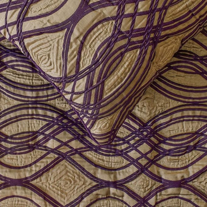 The HomeCentric King/Queen/Twin Plum Designer Full 68"x18" Bed Runner Without - Image 2
