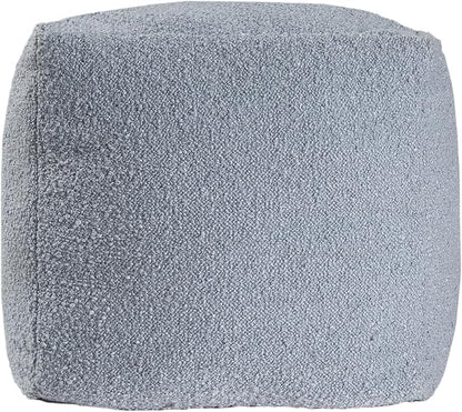 L. R. Resources, Inc. LR Home Handmade Contemporary Solid Boucle Square Indoor - Image 2