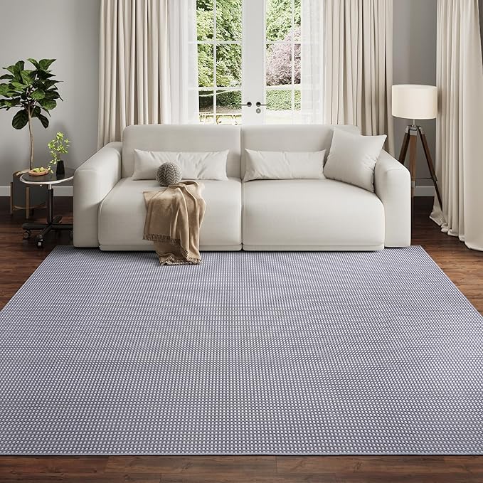 Boho Washable Area Rugs 6x9 ft, Non Slip Area Rug by YDKGL