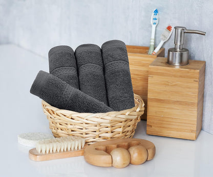 utopia towels 8 piece majestic plush luxury towel, package contents