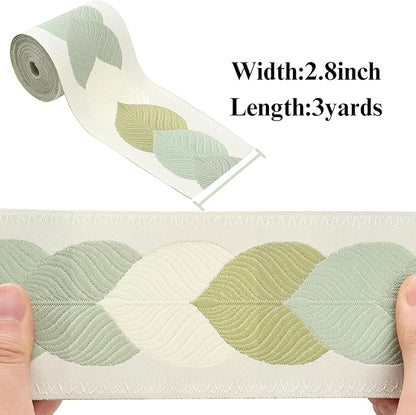 AIETSYEI Boho Jacquard Ribbon Floral Ribbon 2.8 Inch Wide Embroidery Jacquard - Image 2