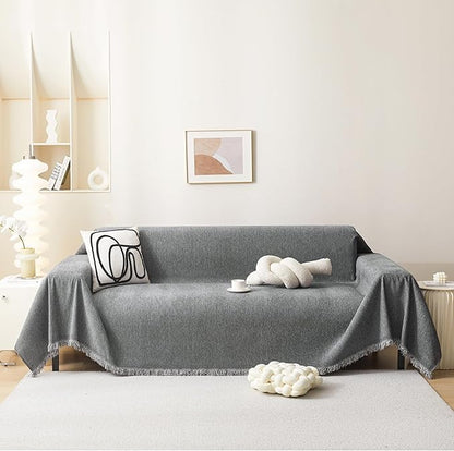 MEETSKY Couch Cover 91 Inch Large Couch Covers by MEETSKY