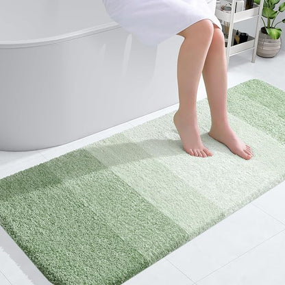 OLANLY Bathroom Runner Rugs 54x24, Extra Soft Absorbent Microfiber Bath Rugs by OLANLY