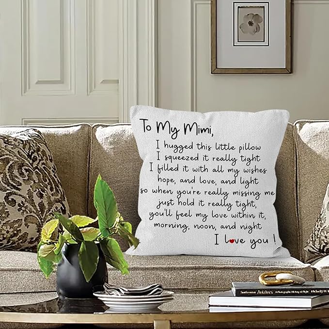 Mimi Gifts Throw Pillow Covers 18x18, Gifts - Image 2