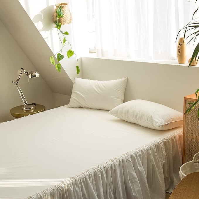 BISELINA French Linen Bed Skirt - Image 6