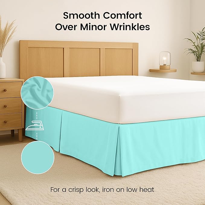 Utopia Bedding Queen Bed Skirt - Image 6