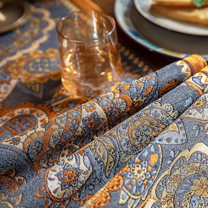 13×72 Inch Table Runner, Retro-Luxury Tassels Series - Image 4