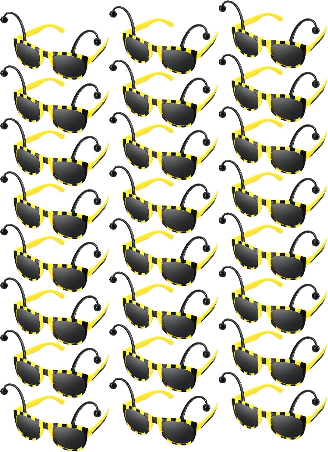Bencailor 24 Pcs Halloween Bee Glasses Costume Honey Bee Costume