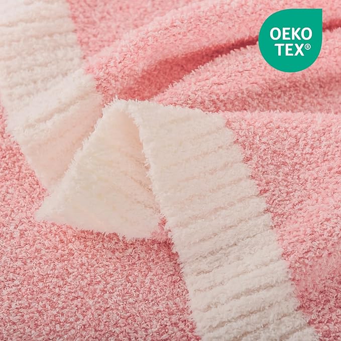 NEXHOME PRO Soft Blankets Pink, Cozy Throw Blanket - Image 5