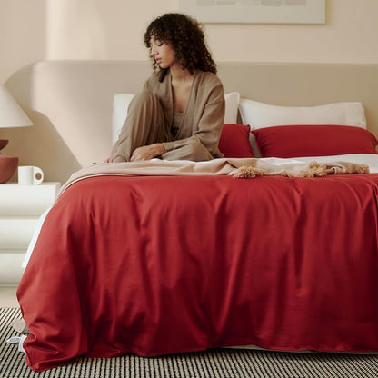 Double Stitch Cotton Tencel Duvet Cover by DoubleStitch