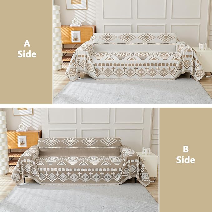 MEETSKY Boho Couch Cover Sofa Covers - Image 6