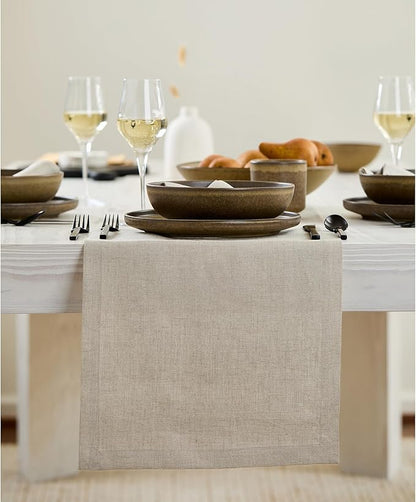 Solino Home Linen Natural Table Runner 156 Inches Long by SolinoHome