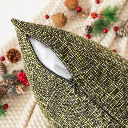 Kevin Textile Burlap Decoration Supersoft Linen Cushion Covers Square Throw - Image 3