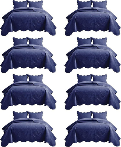 IR Imperial Rooms 8 Pack Quilt King Size Bedding by IRImperialRooms