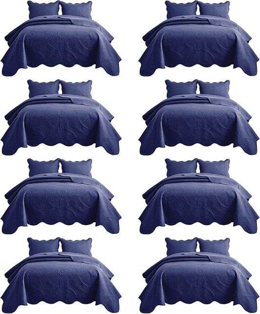 IR Imperial Rooms 8 Pack Quilt King Size Bedding by IRImperialRooms