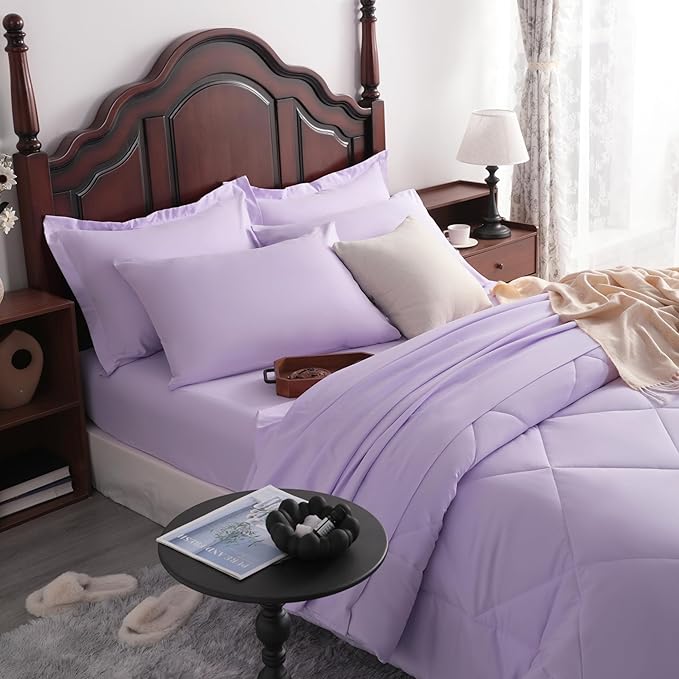 NTBAY Queen Comforter Set with Sheets, 7 Pieces Soft and Breathable Queen - Image 6