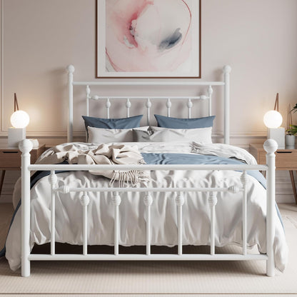 sha cerlin 14" full size metal platform bed, main product view