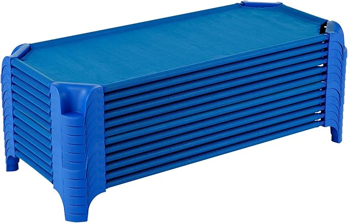 Sprogs Heavy-Duty Stackable 40"L Daycare Cots by Sprogs