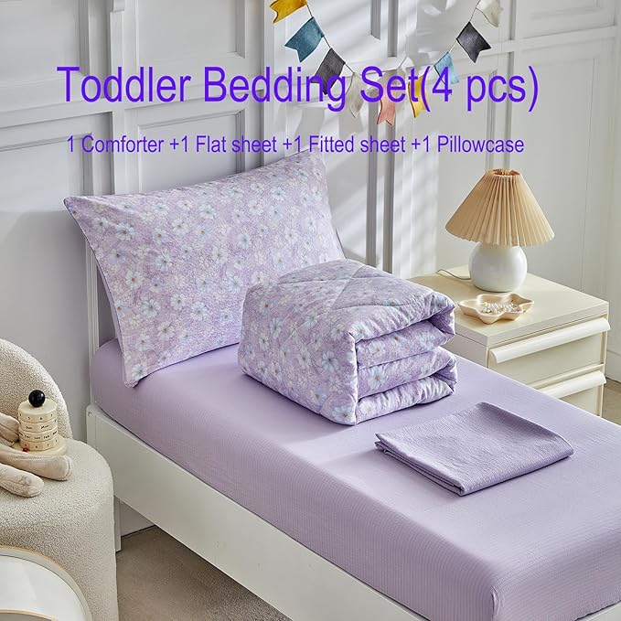 JHXHMX Floral Toddler Bedding Set - Image 7