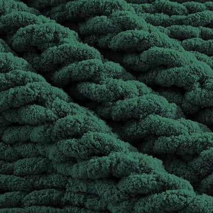 Carriediosa Chunky Knit Throw Blanket 60" X 80" Twin, 100% Hand Made Large - Image 7